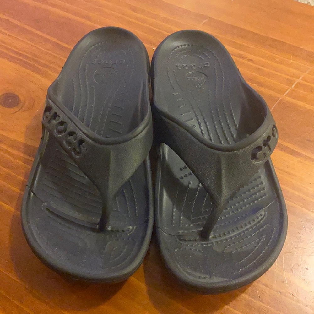 COPY - COPY - New Croc Black Sandals Size 9